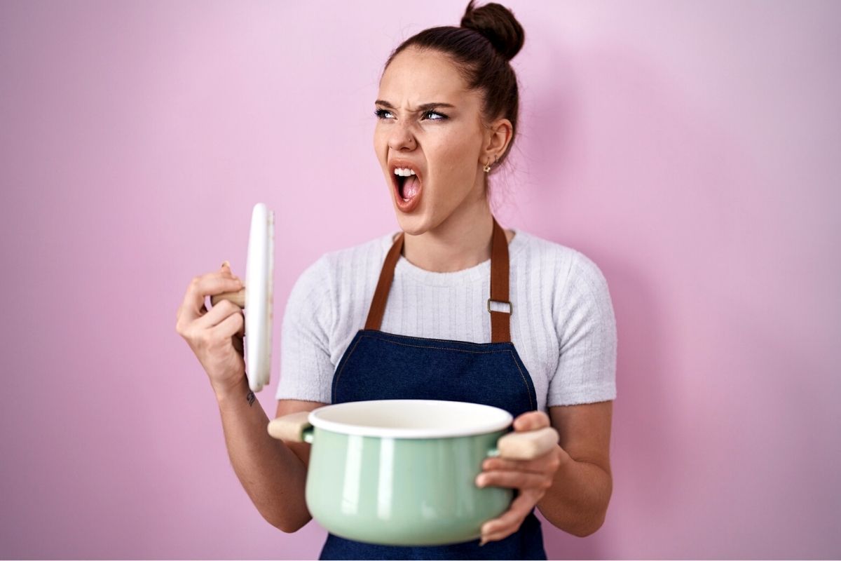 angry waitress