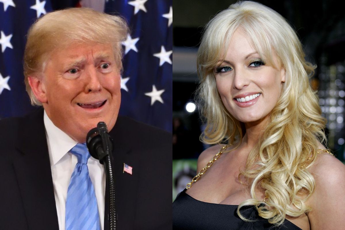 Trump and Stormy Daniels